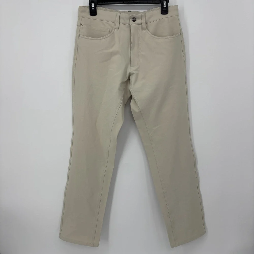 FOOTJOY Golf Pants Mens 30x30 Tan Khaki‎ Athletic Fit Stretch Performance